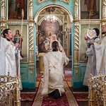 Божественная литургия в храме в честь иконы Божией Матери «Неопалимая Купина» Ульяновска