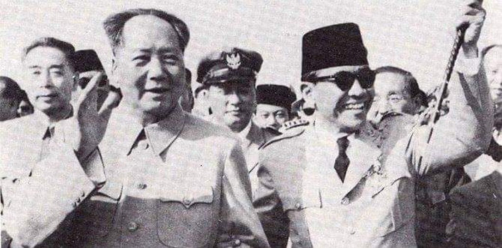 Sukarno and Mao Zedong