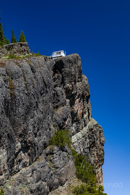 High Rock Lookout in a Dramatic Location on a Cliff