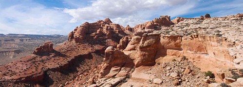 Rocky reef... 20081019_4138-41-44_Pano, sanrafaelreef utah reef panorama emerycounty