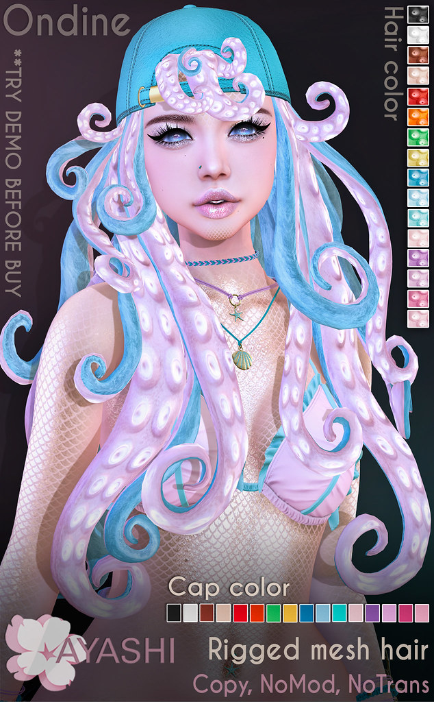 [^.^Ayashi^.^] Ondine hair special for Mermaid Cove