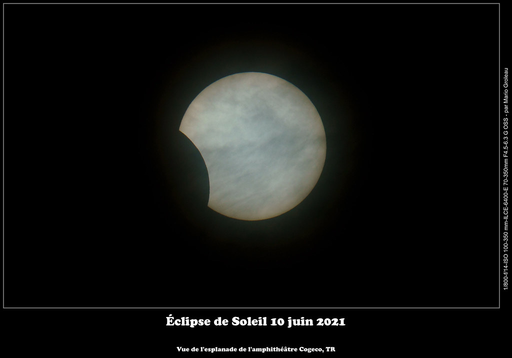 Éclipse de Soleil 10 juin 2021