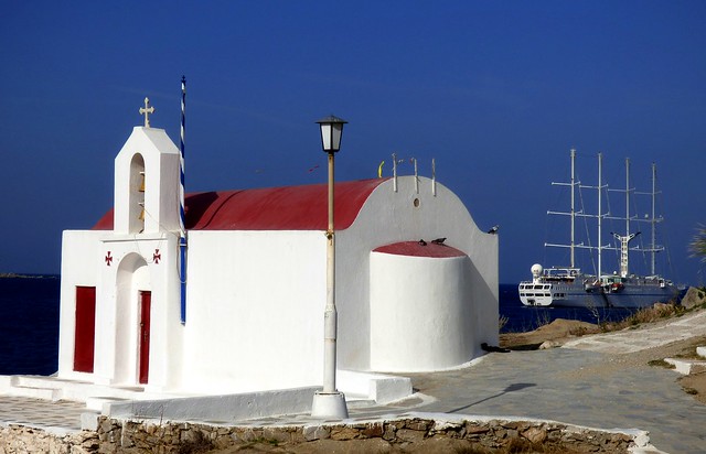 Church and boat