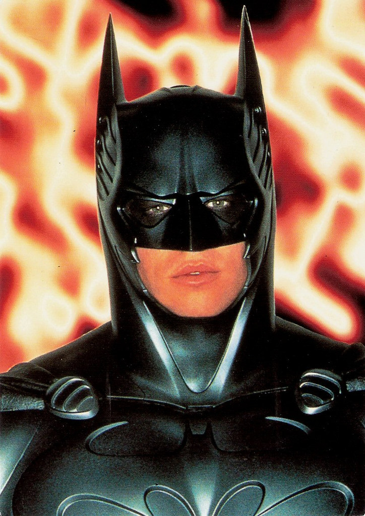 Val Kilmer in Batman Forever (1995) | British postcard by Sl… | Flickr