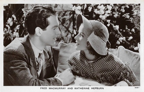 Fred MacMurray and Katharine Hepburn