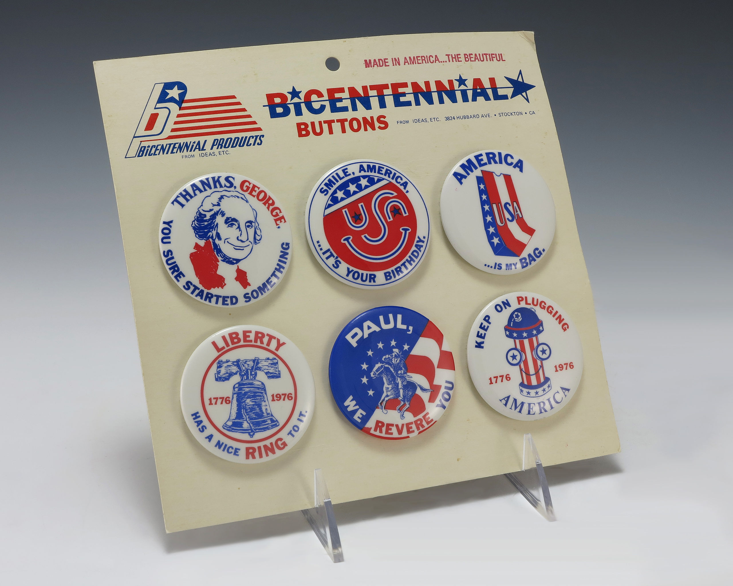 Postcard War On Land During The American Revolution Bicentennial 1776-1976 