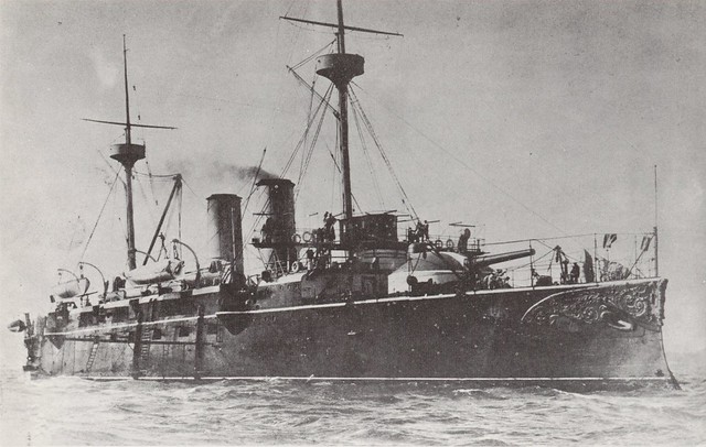 Spanish cruiser Vizcaya.