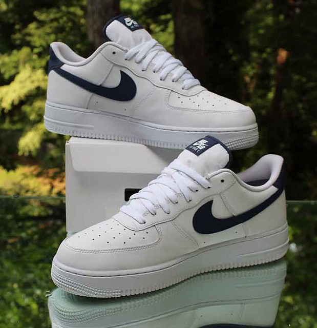 Nike Air Force 1 07 Low Men’s Size 13 White Midnight Navy … | Flickr