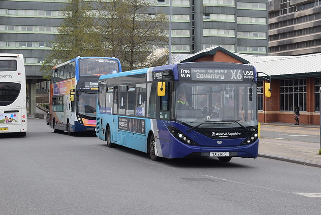 AMN 3120 and SW 11230 @ Coventry Poole Meadow bus station