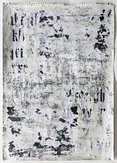 Zavier Ellis 'Freiheit XVII', 2021 Acrylic, emulsion, spray paint, collage on paper 59.4x42cm