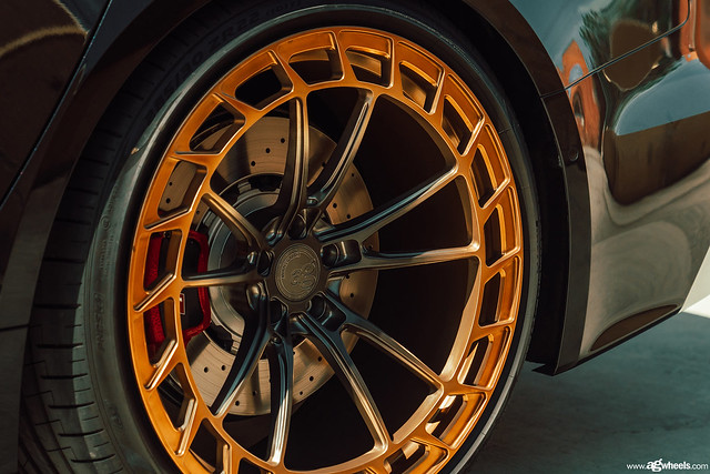 Audi RS6 Avant AG Wheels SRX01 Two Tone Matte Polished DDT to Monaco Copper 10