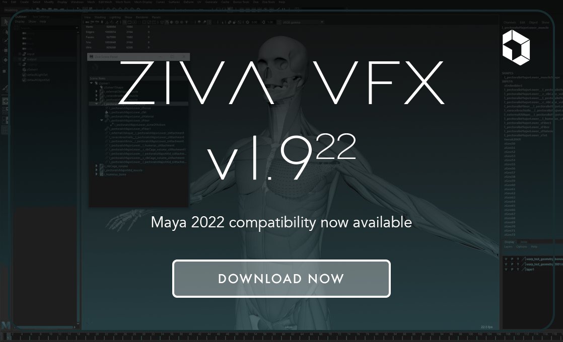 Ziva Dynamics Ziva VFX v1.922