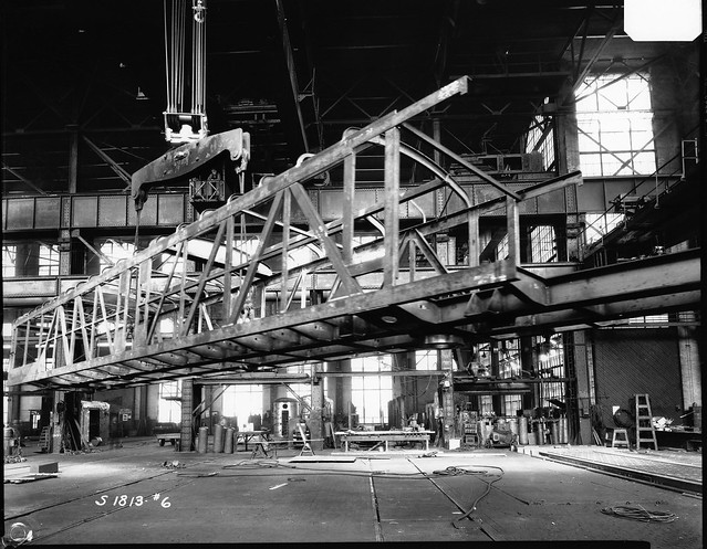 Fabricating the body of CRI&P DL103b #624 at the Alco works in Schenectady, #2