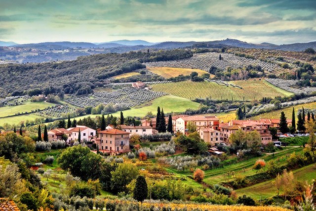 painting Tuscany