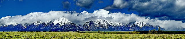 Grand Teton wide panorama