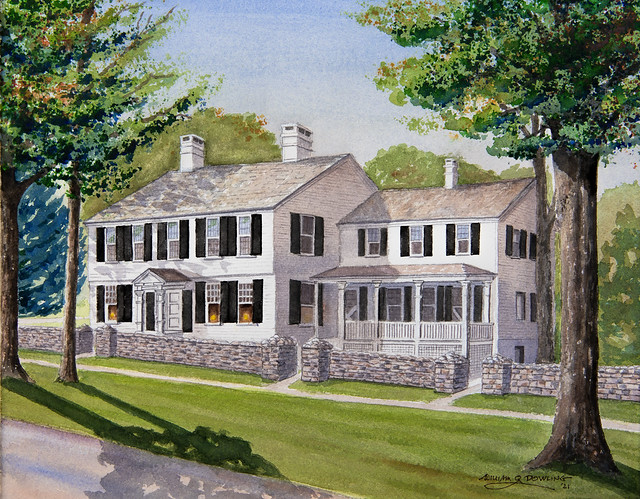 General's Residence watercolor