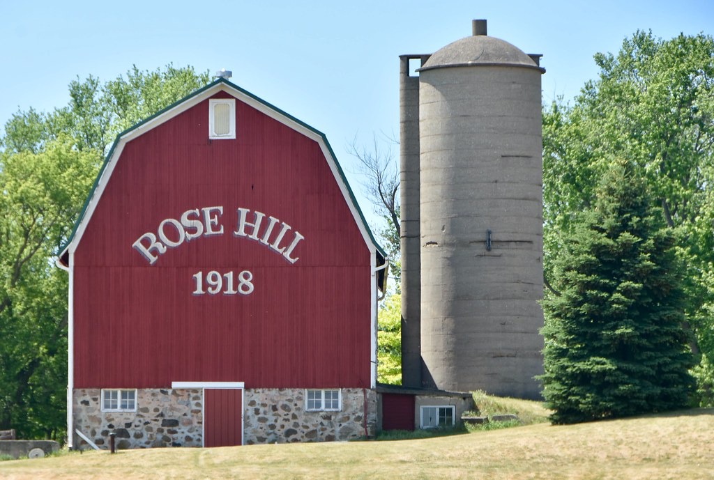 Barn and silo - Rose Hill Farm