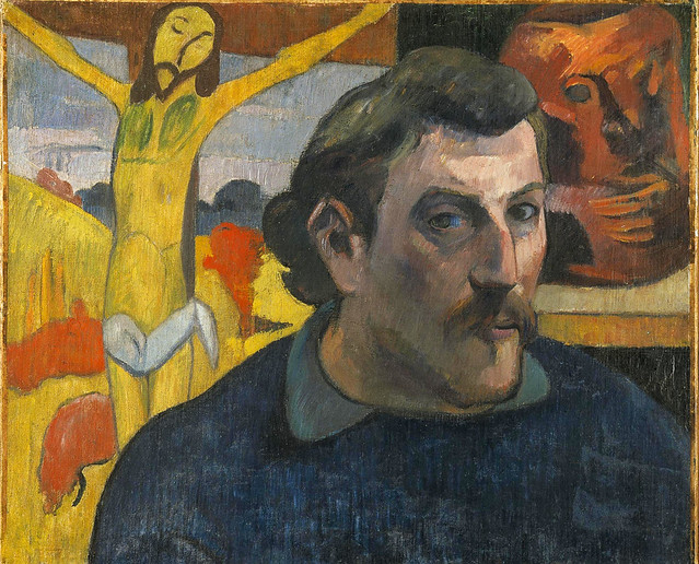 Portrait de l'artiste au Christ jaune