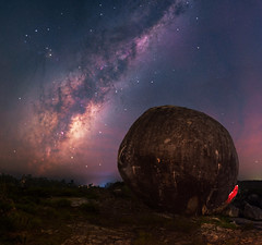 Milky Way at Boulder Rock, Western Australia
