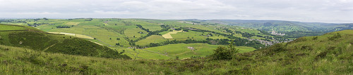landscape derbyshire peakdistrict whitepeak bradwell bradwelldale abneymoor bleakknoll panorama