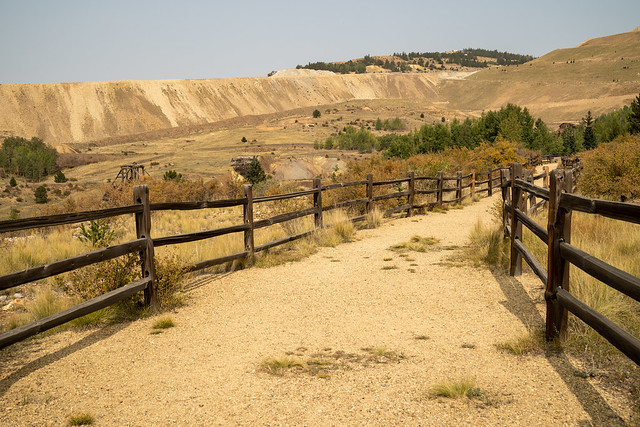 The Vindicator Valley trail in Colorado, near Victor and Goldfield, leads to several abandoned mines