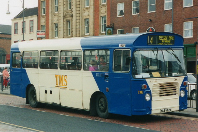 TMS 1968 YAE512V is seen in Stockton On Tees.