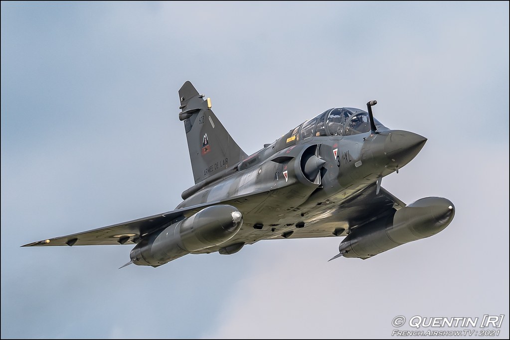 Couteau Delta Tactical Display Mirage 2000D Fly-in LFBK Saint-Yan Canon Sigma France Meeting Aerien 2021
