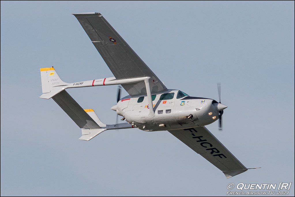 Cessna 337 Skymaster Push Pull F-HRCF Fly-in LFBK Saint-Yan Canon Sigma France Meeting Aerien 2021
