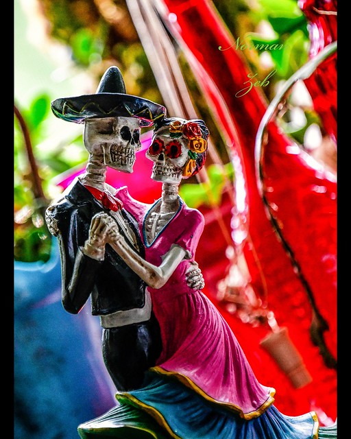 Day of the dead dancers.