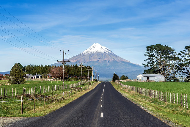 The Road to Mount Taranaki