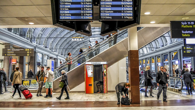 Central station in Stockholm, Sweden 22/9 2015.