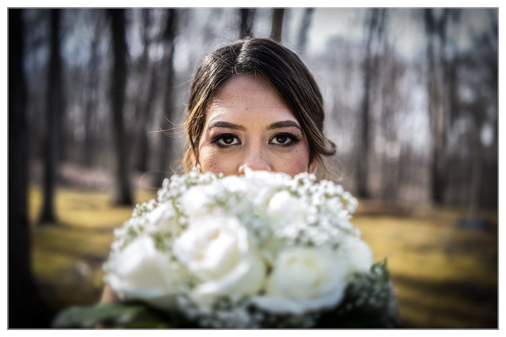 In the eyes of the bride.