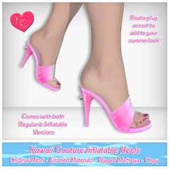 Kawaii Couture - Inflatable Heel Ad Pink