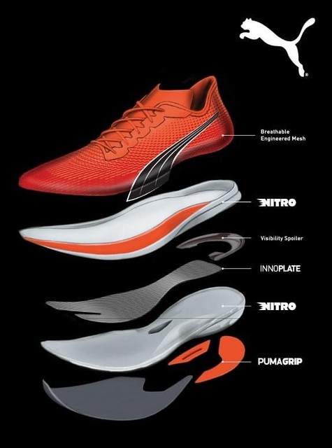 PUMA Deviate Nitro Elite 2 Men's Shoes Marathon Black
