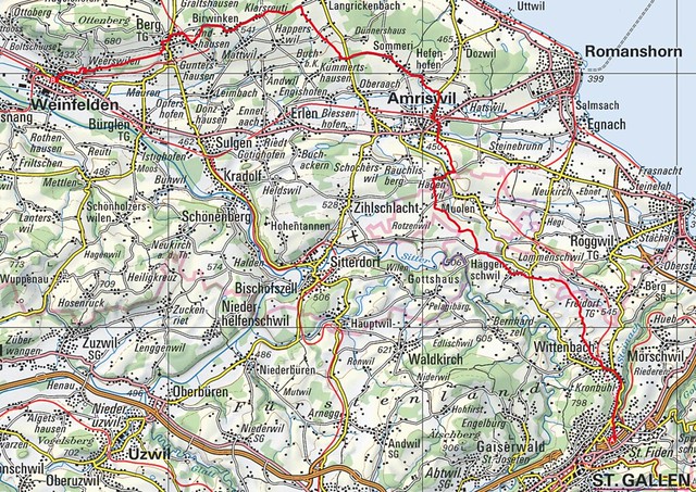 St. Gallen - Amriswil - Weinfelden