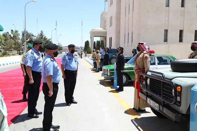 جلالة الملك عبدالله الثاني، القائد الأعلى للقوات المسلحة، يزور مديرية الأمن العام