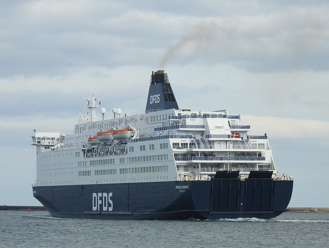 'Princess Seaways' Ferry Departs River Tyne