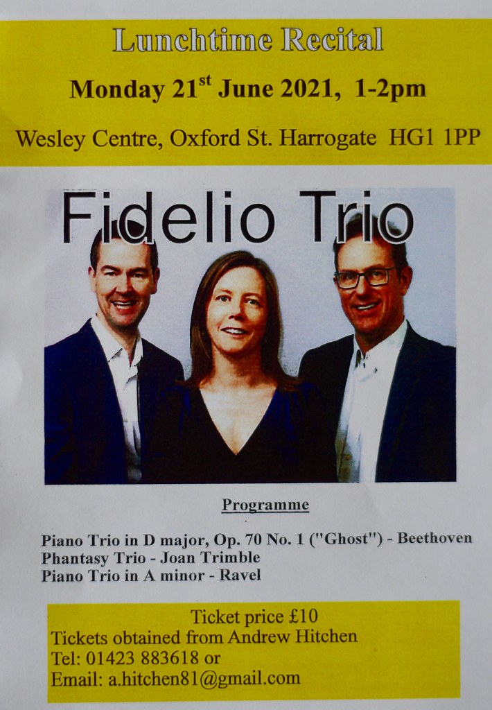 Fidelio Trio | Wesley Chapel Harrogate 21.6.2021. | dvdbramhall | Flickr