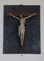 Crucifix found on Walcott beach, 1937