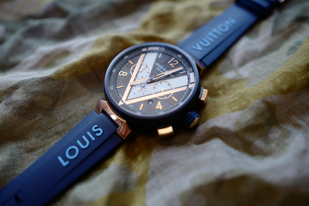 ルイ・ヴィトンの腕時計「タンブール」のベルトを交換した！キャンバス 