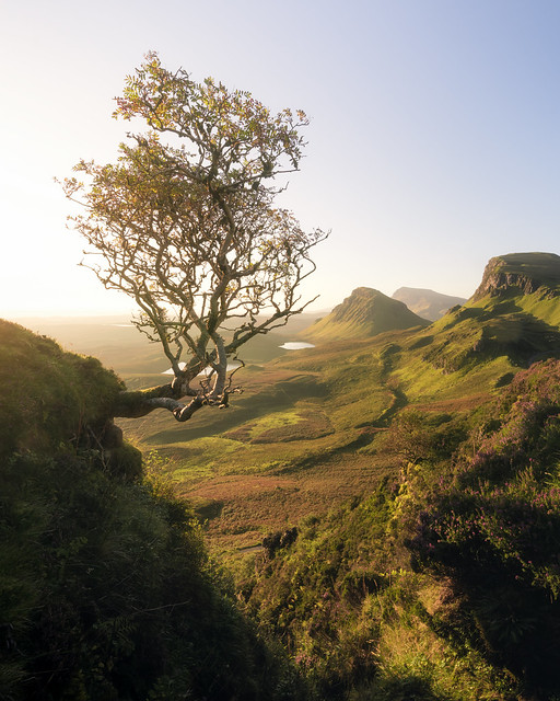 Morning glow at the Quiraing