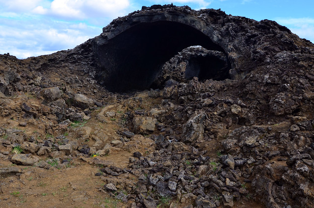 Lava cave in Krafla