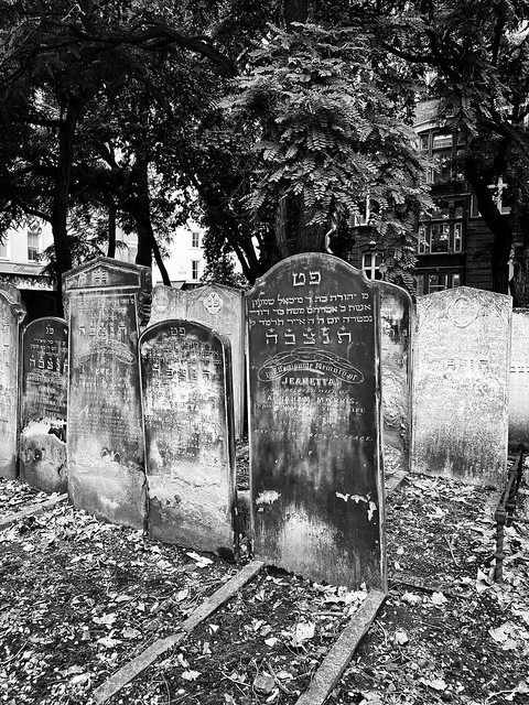 Walking around the Western Synagogue Cemetery