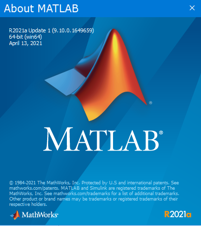 Mathworks Matlab R2021a (9.10) Update1-Update3 full