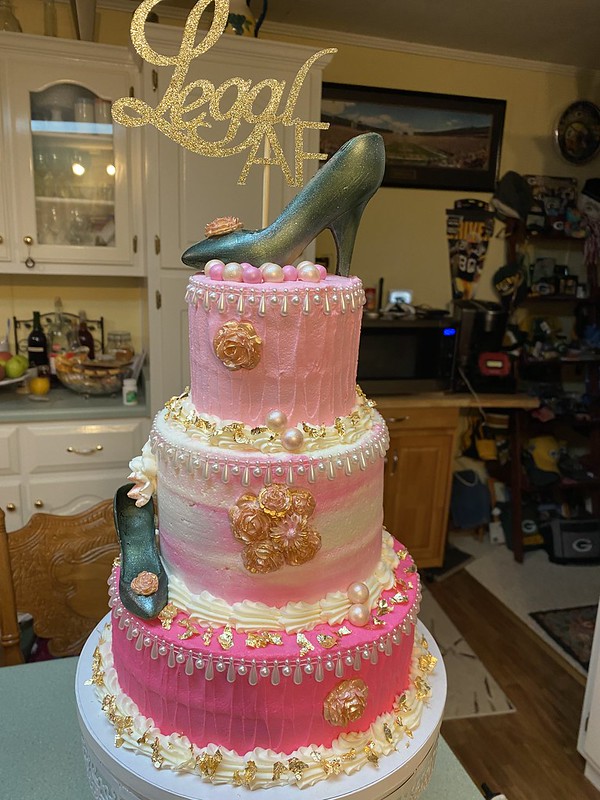 “Finally Legal” Cake by Linda Givens