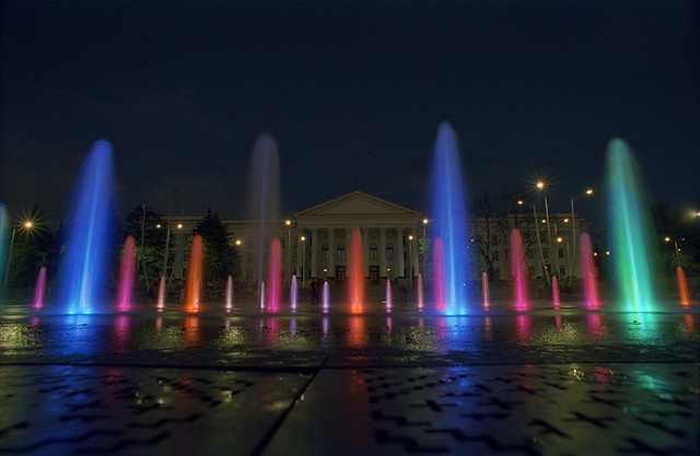Ночные фонтаны / Night fountains