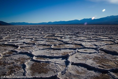 More afternoon views on the Badwater Salt Flats, Death Valley National Park, California