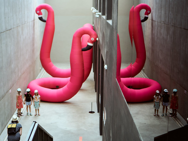 giant flamingo
