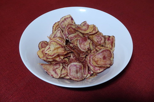 Chips aus Roten Kartoffeln aus den Anden Perus (erhältlich über Ethiquable)