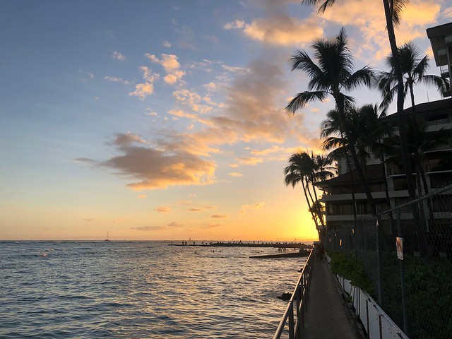 Sunset in Waikiki